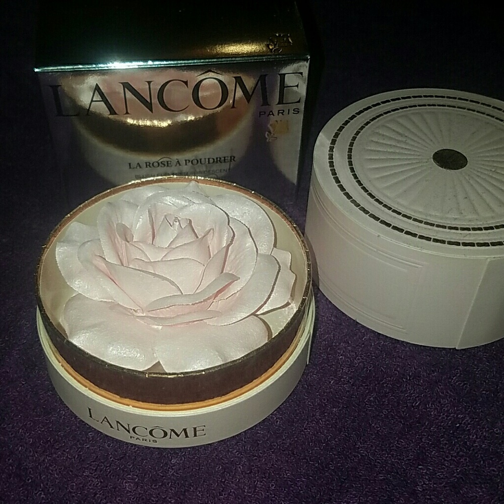 Lancome La Rose blush highlighter.